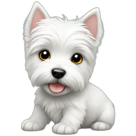 baby westie emoji