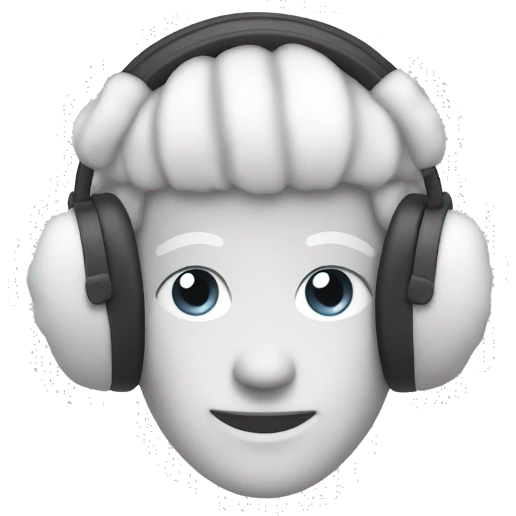 White earmuffs emoji