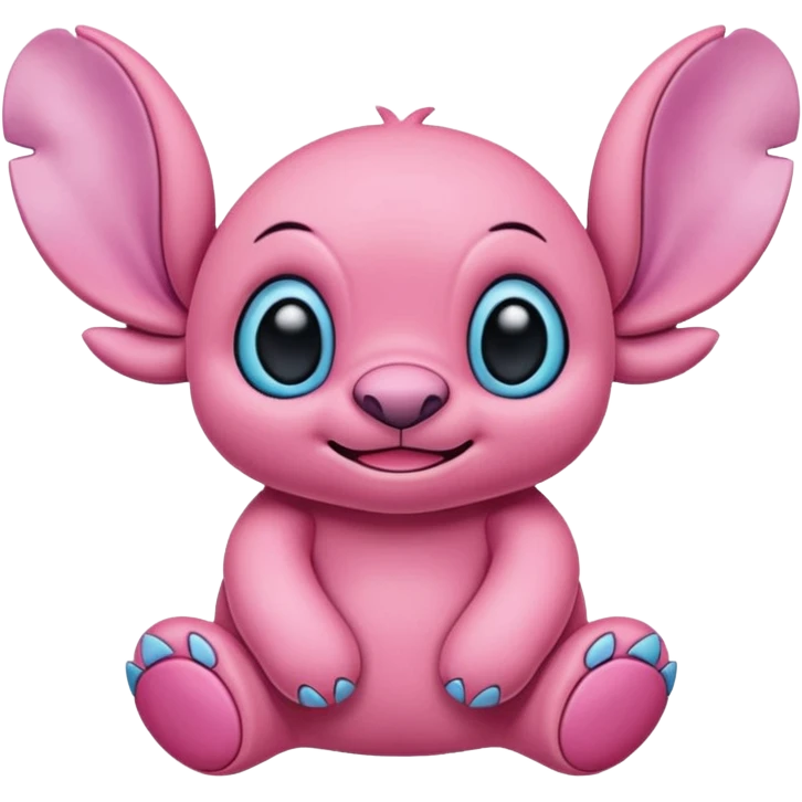 Pink stitch emoji