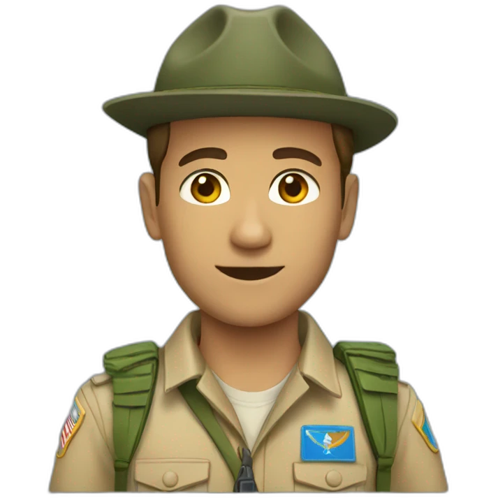 Un scout emoji