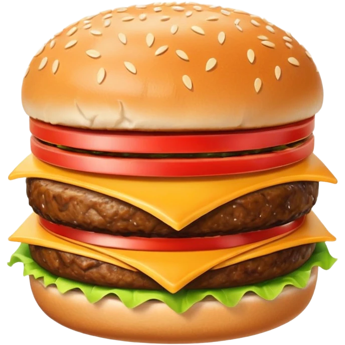 a burger with a chin on it  emoji