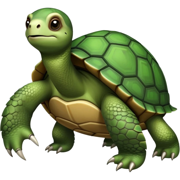 Turtle and Sloth mixed in emoji