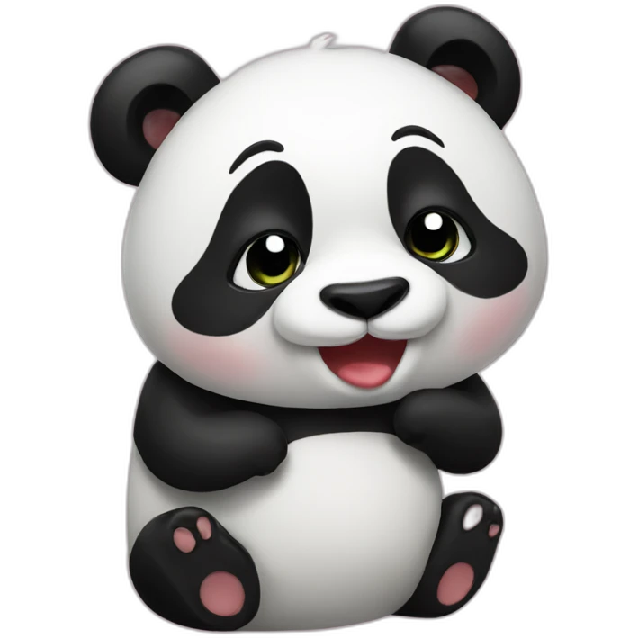 Kissing Panda emoji