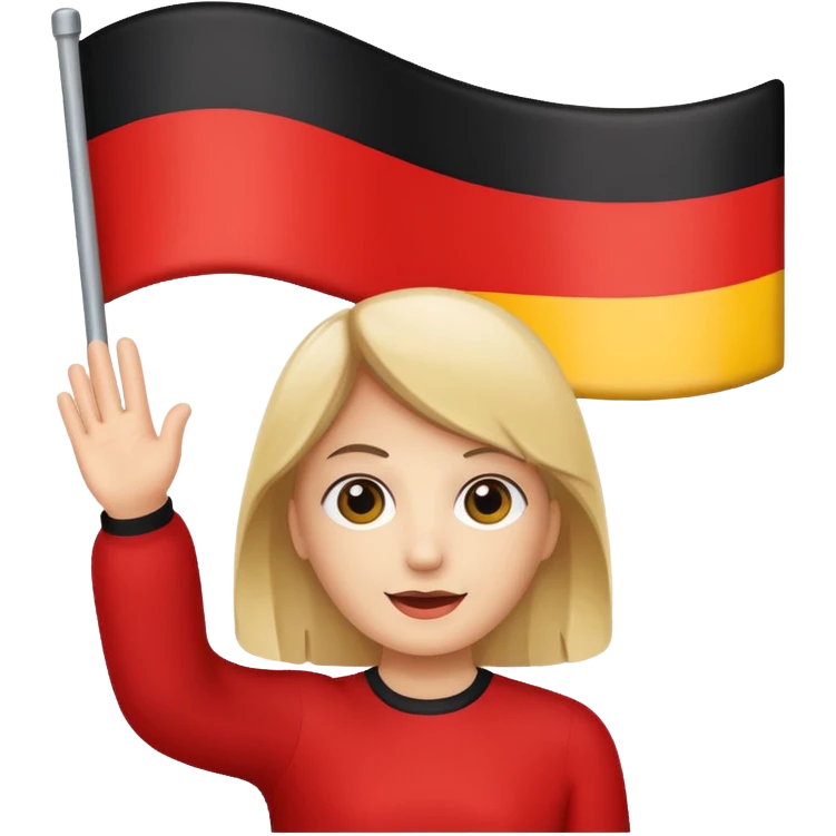 Make a ww1 German  red white black flag  emoji