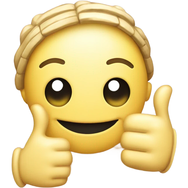 Smiley face with thumbs up ￼ emoji