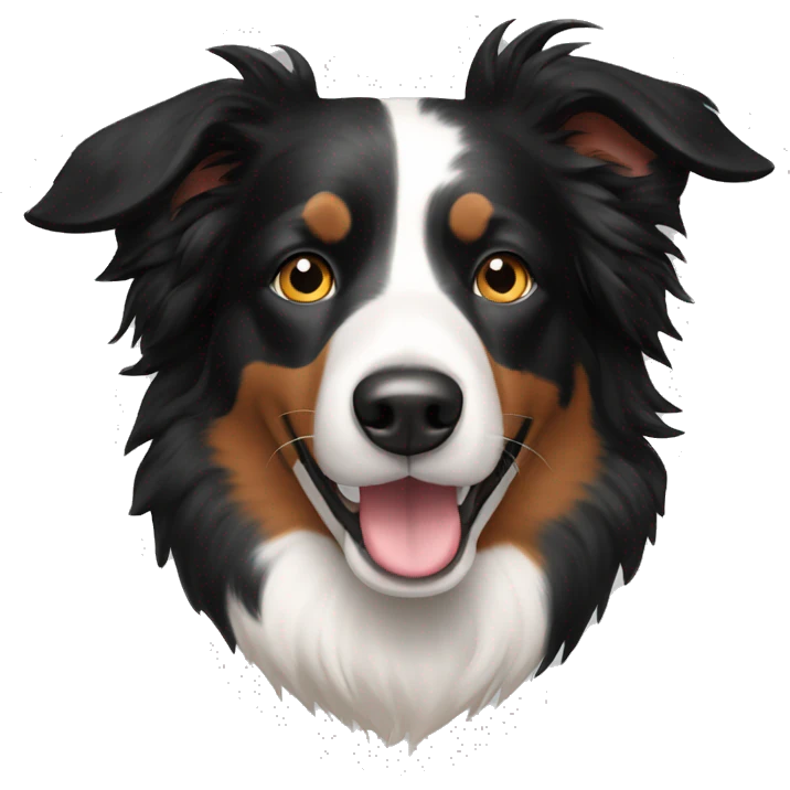 Spotted border Collie  emoji