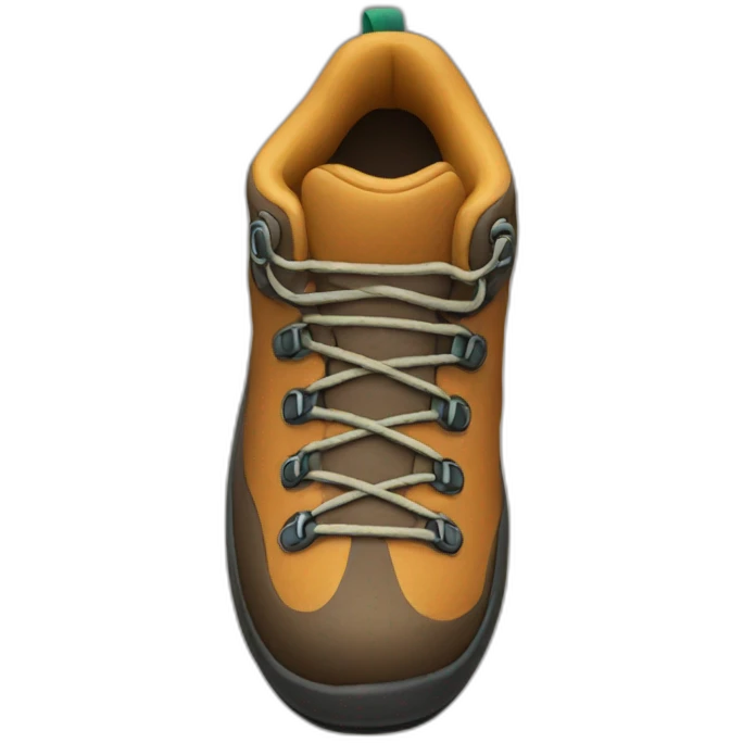 Hiking shoe emoji