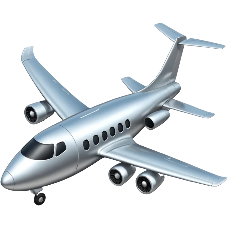 coin aircraft on surface emoji