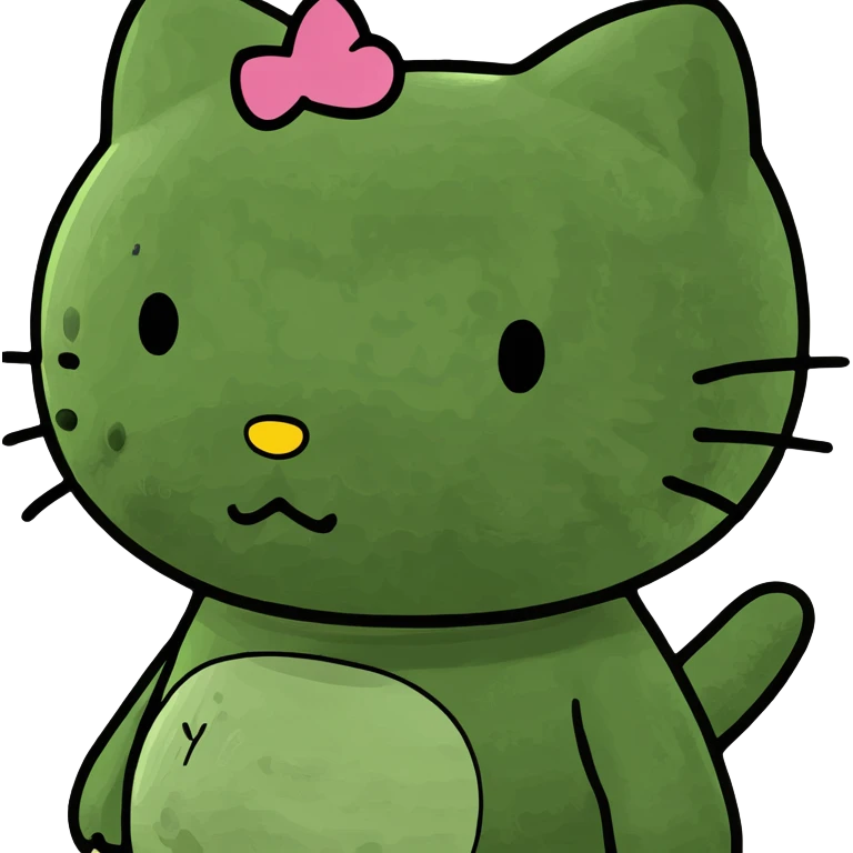 Hello kitty with penis emoji