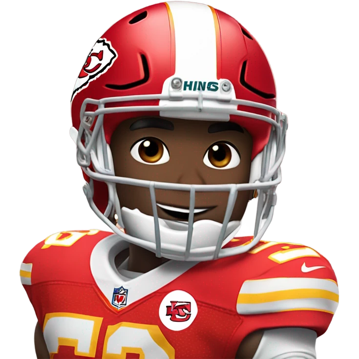 Shai Gilgeous Alexander in a Kansas City chiefs uniform emoji