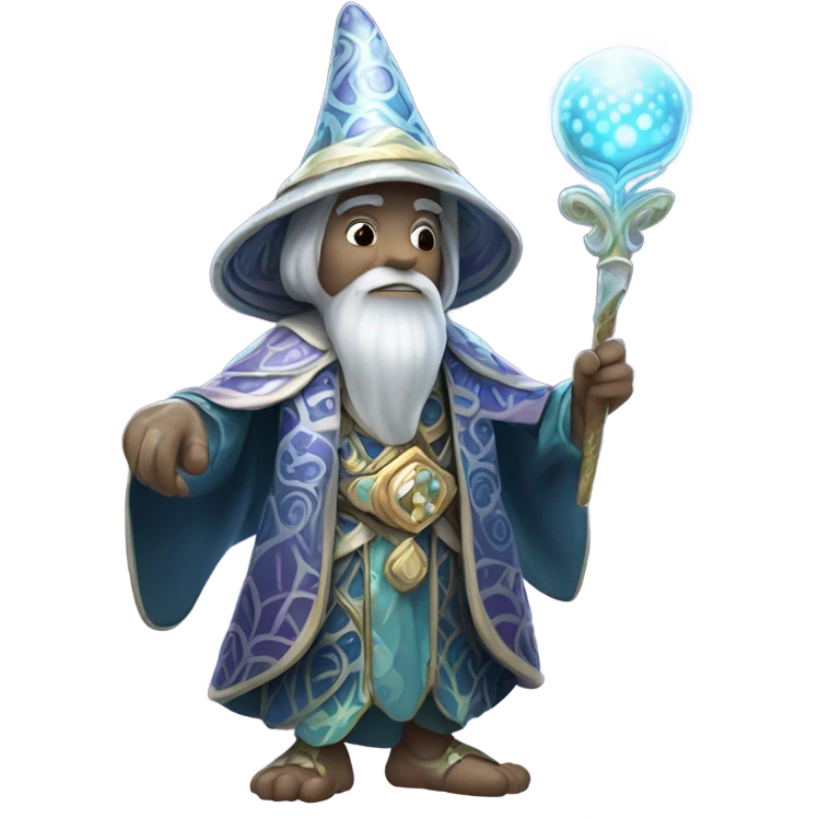 A clam mage from the doorknocker's guild emoji