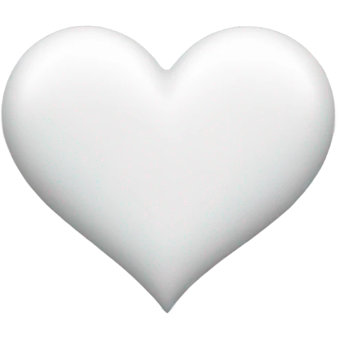 white heart emoji
