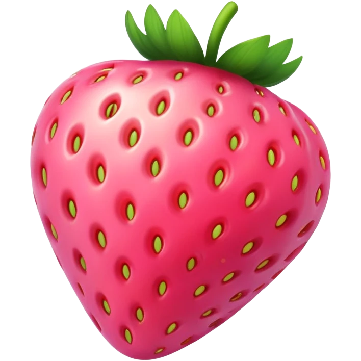 Pink Strawberry  emoji