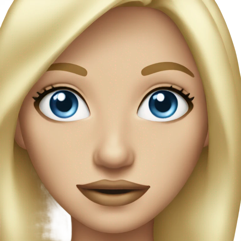blue eyed blonde bombshell emoji