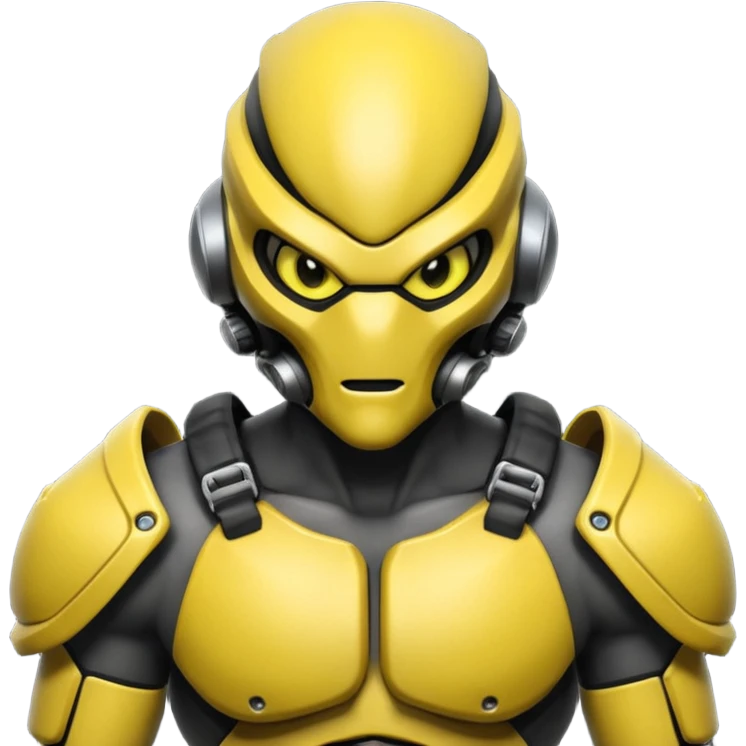 insectoid alien MMA fighter portrait, head and shoulders only, armored exoskeleton skin, sharp eyes, combat gloves, aggressive stance, 3D cartoon, mobile game icon style, clean background, no text, no watermark
 emoji