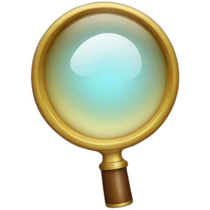 magnifying glass emoji