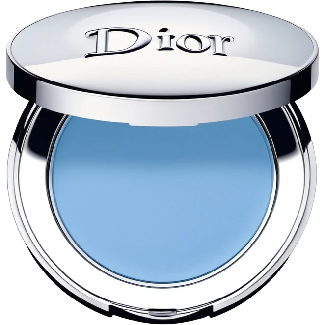 Light blue Dior makeup emoji