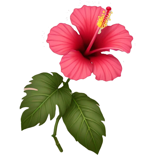 hibiscus emoji