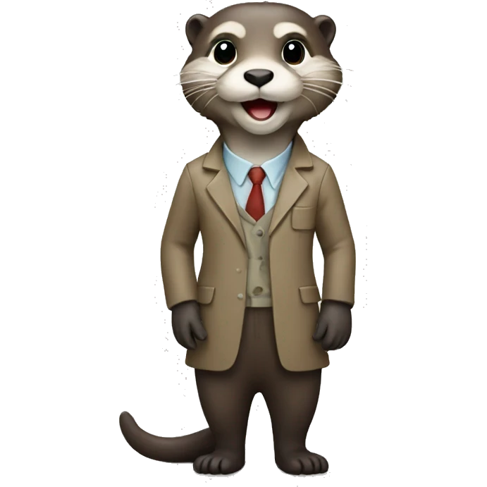 Otter scientist  emoji