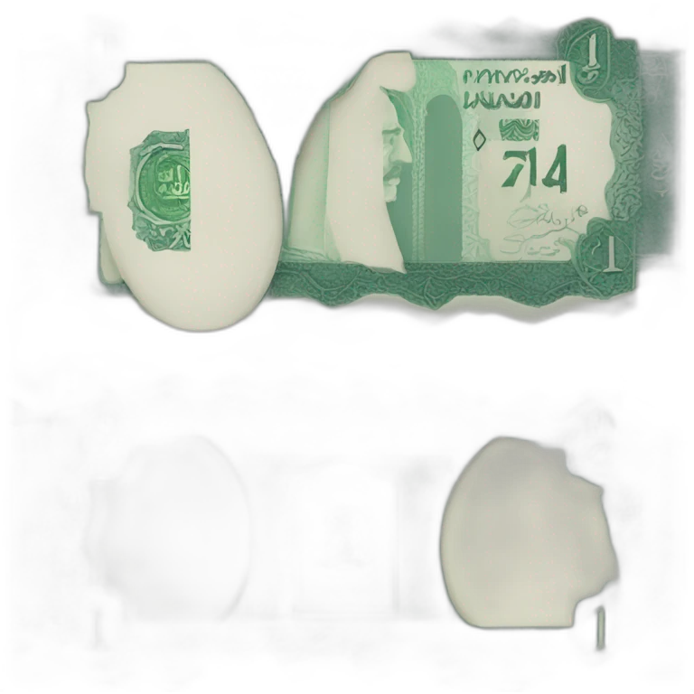 1 Saudi riyal currency emoji