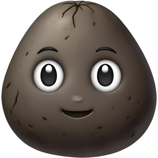 black potato emoji