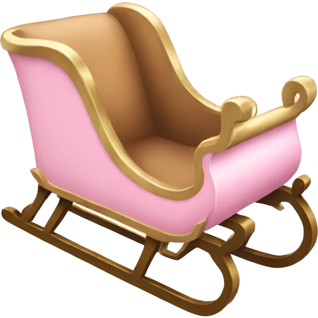 light pink sleigh emoji