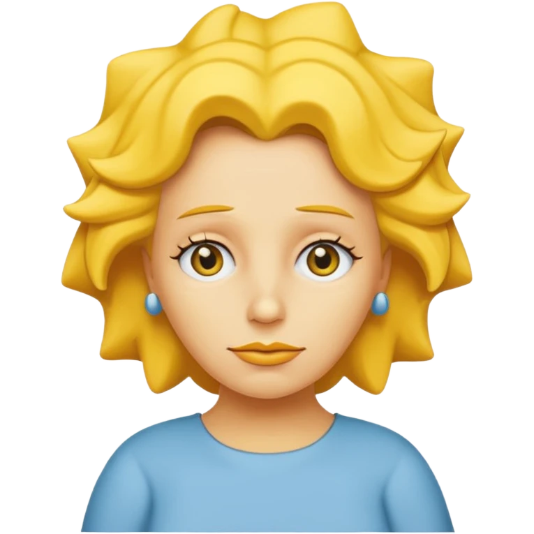maggie simpson, yellow skin emoji