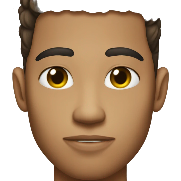 Lightskin dude with rizz emoji