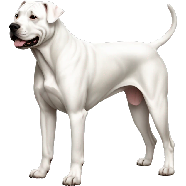 Dogo Argentino Dog Breed Full Body emoji