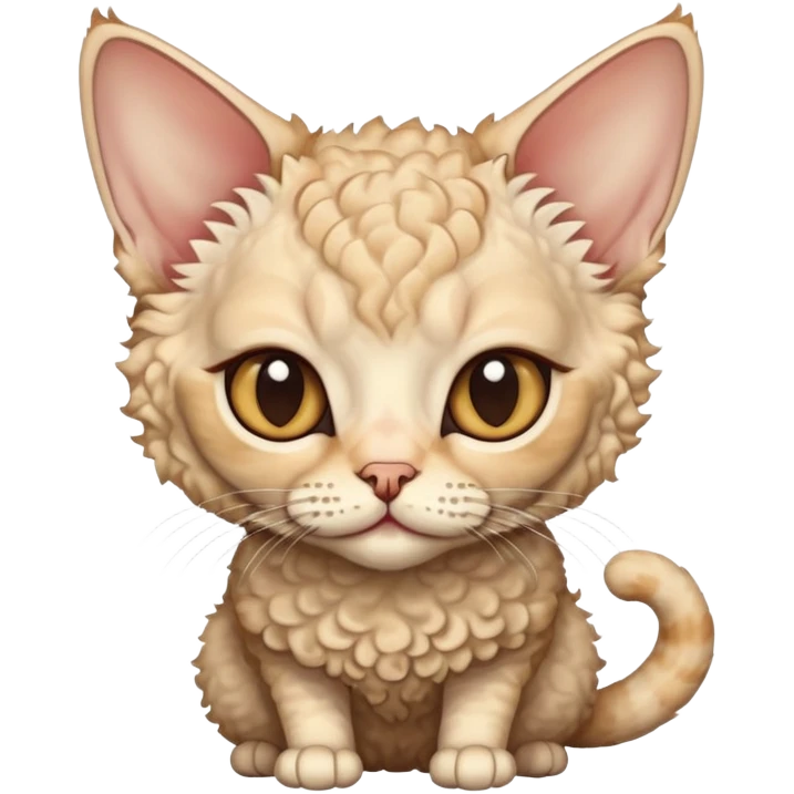 Devon Rex cat emoji