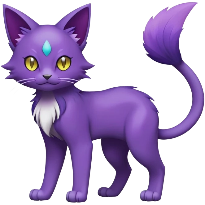 Purrloin-Delcatty-Pokémon-Fakémon-hybrid-creature (full body) emoji