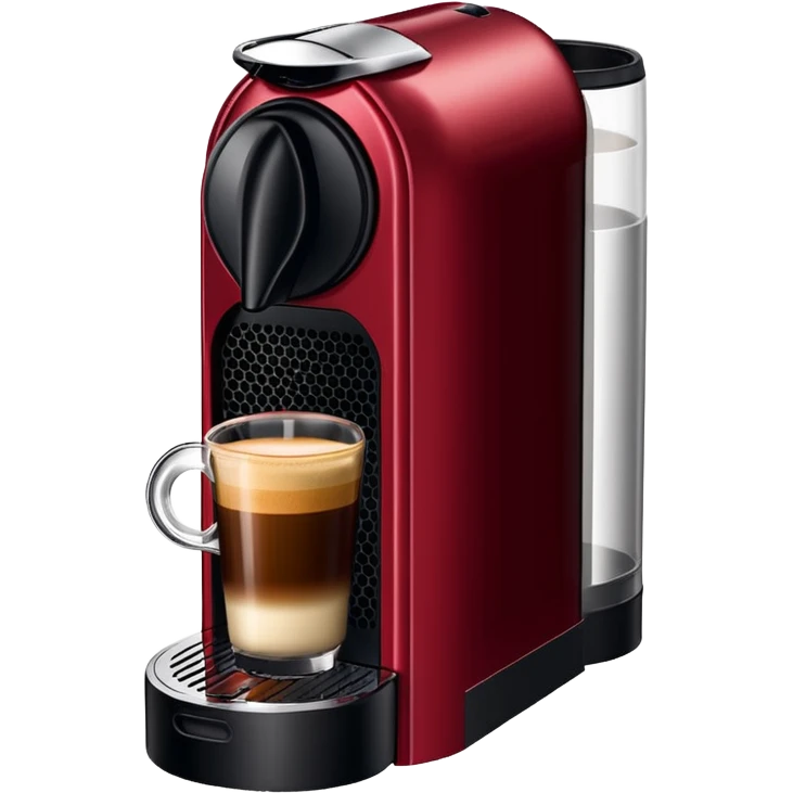 Nespresso dark red veruto pod emoji