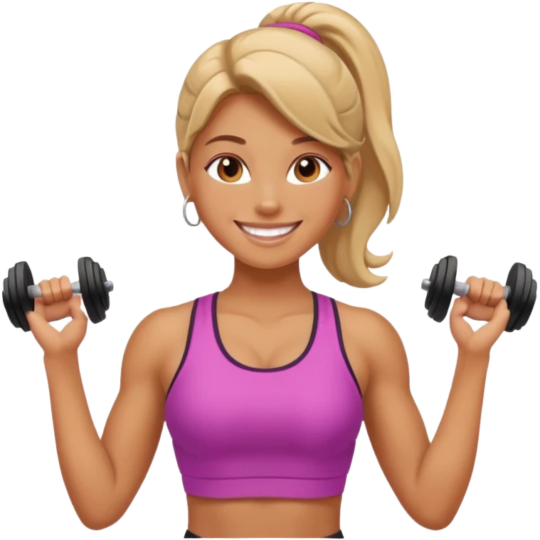 Human back for gym girl emoji