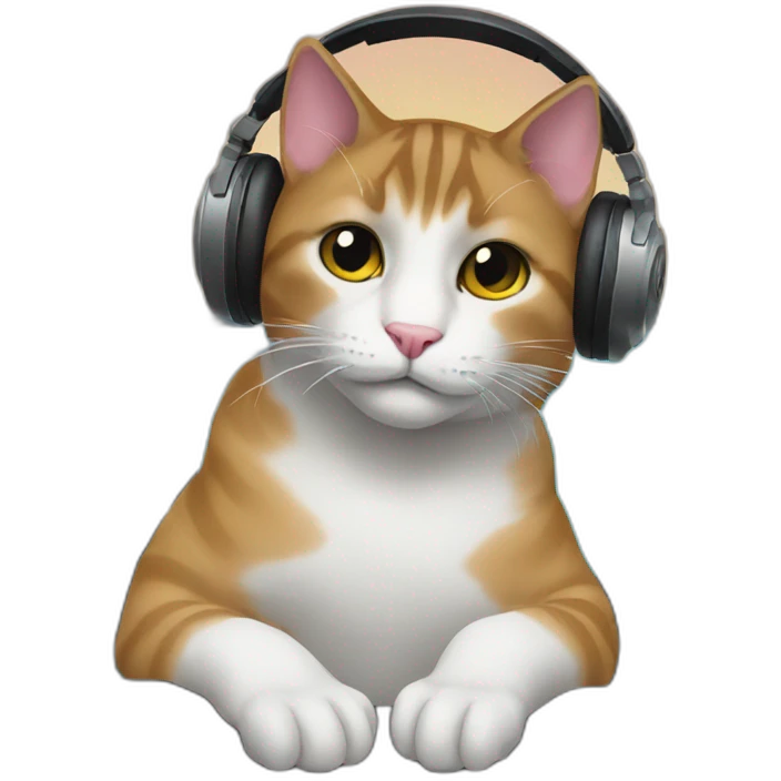 cat DJ emoji