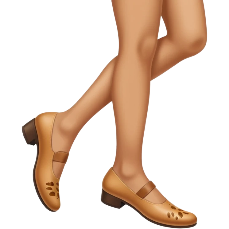 a shoe with a foot inside, stepping and showing a clear shoe print below. and leg







 emoji