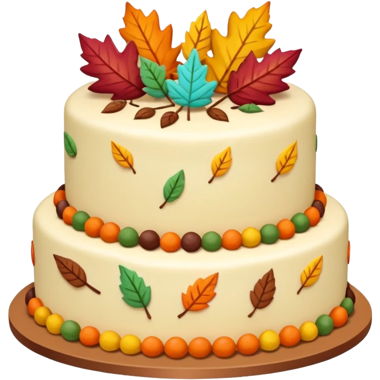Autumn cakes  emoji