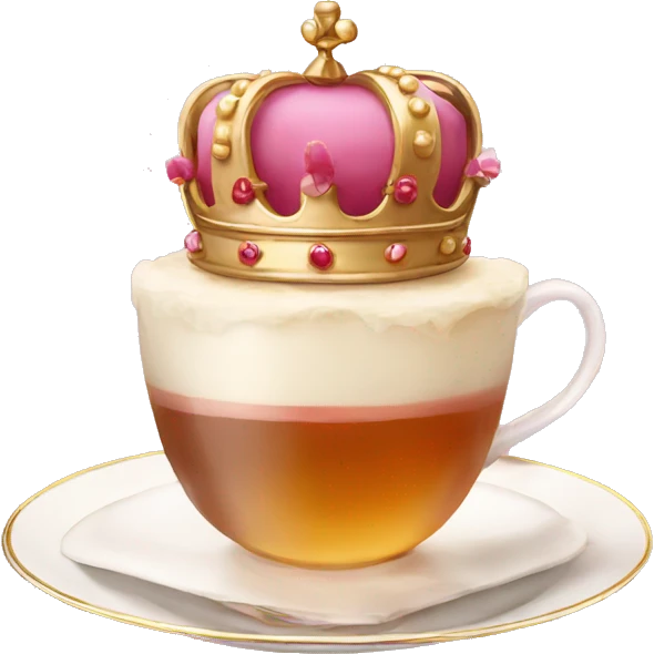queen crown afternoon tea emoji