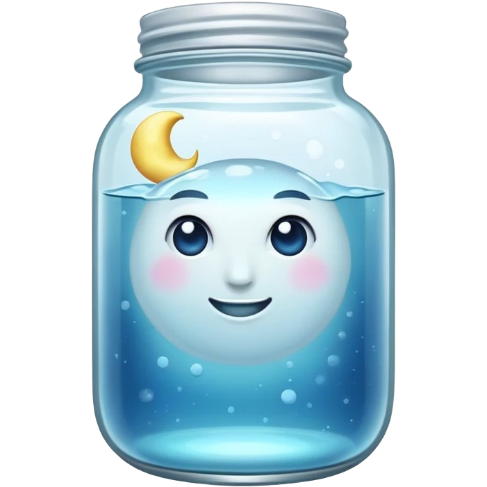 Moon water emoji