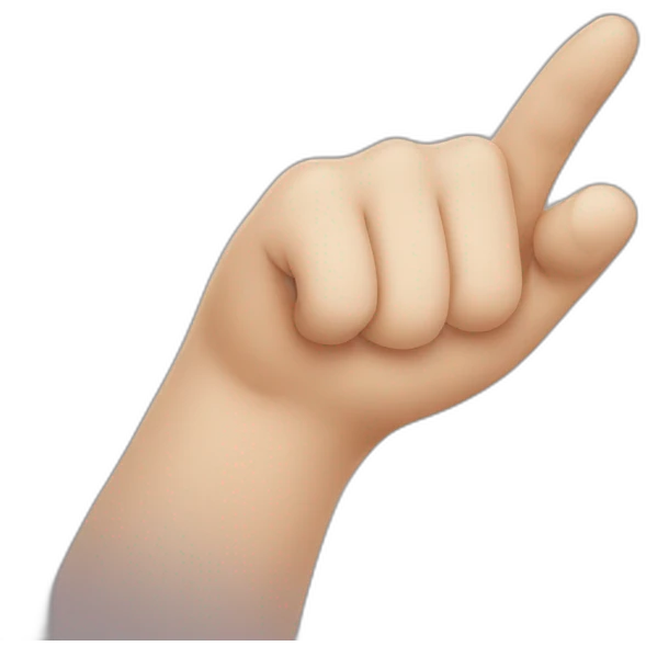 the cat points with his finger  emoji