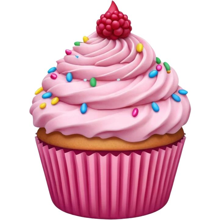 Berry cupcake emoji