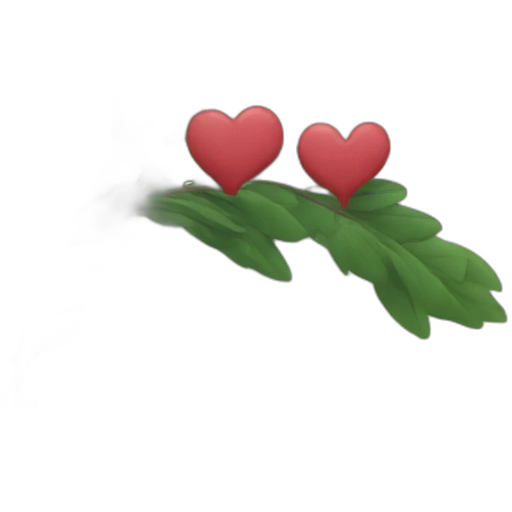 Kissing bough emoji