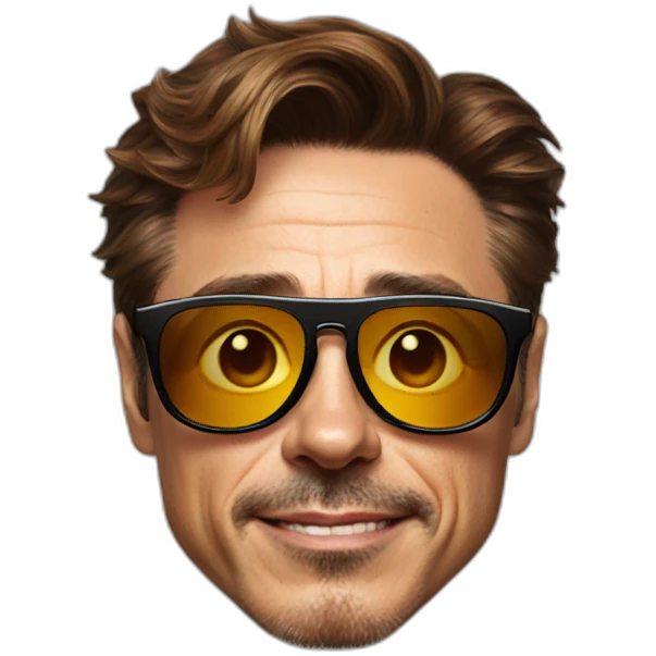 Robert Downey Jr. with sun glasses emoji