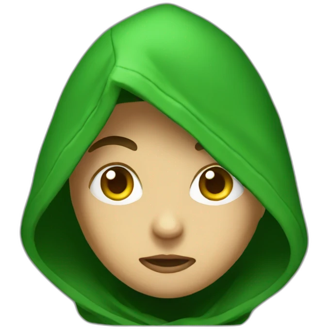 Green hooded assassin raid emoji