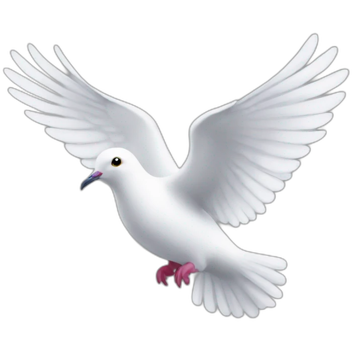 Dove with Trump Face emoji