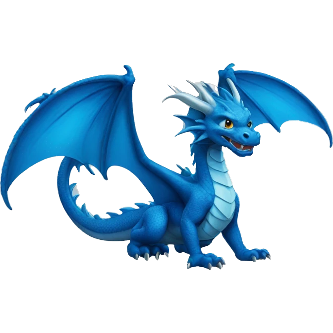blue dragon emoji