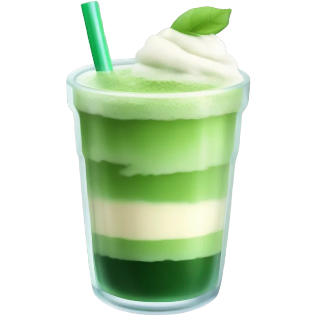 iced matcha latte emoji