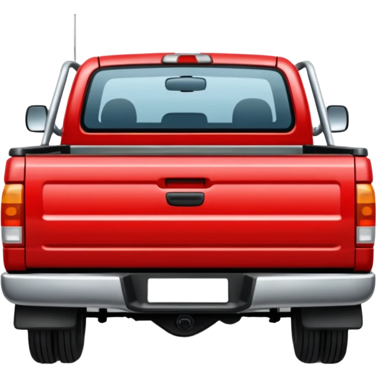 Red 1999 hilux with a full steel tray emoji