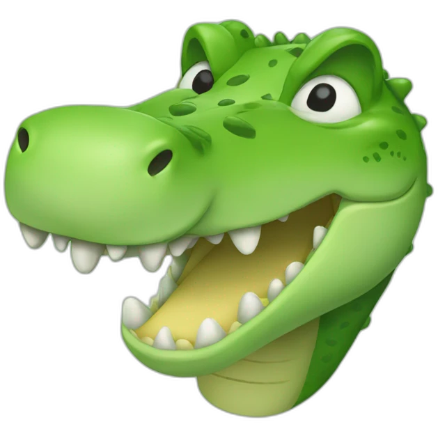 crocodile thumbs down emoji