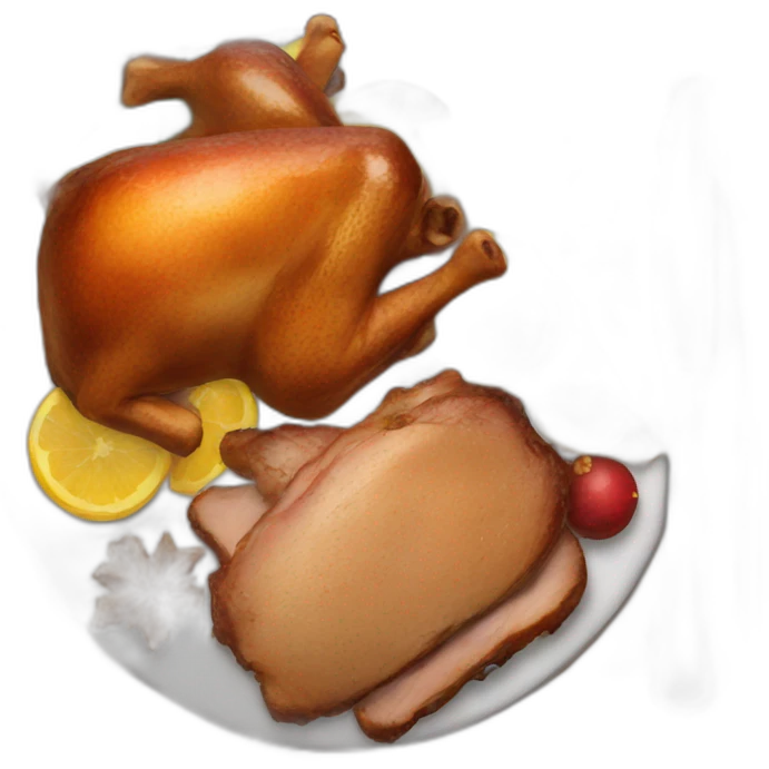 christmas dinner emoji