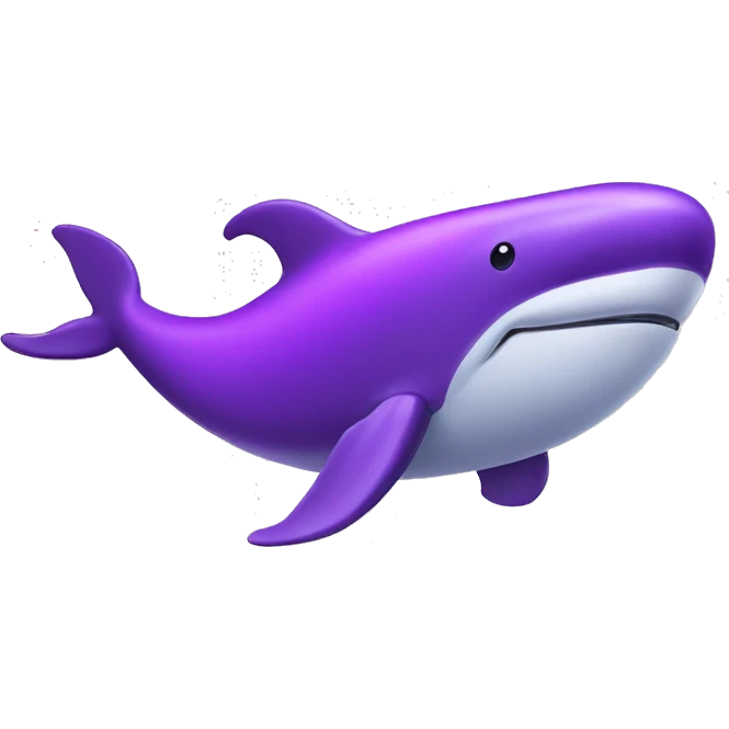 Bys army purple whale emoji